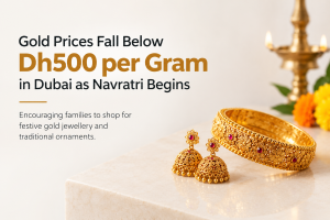 Read more about the article Gold Prices Below Dh500 Per Gram as Navratri Begins in Dubai